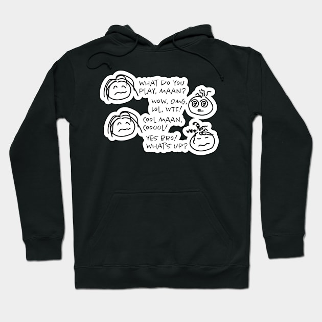 Simple conversations Hoodie by lvrdesign